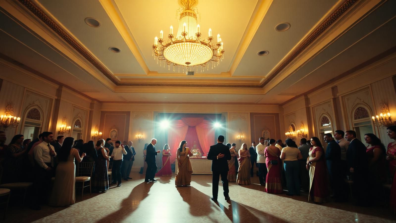 Still frame from a Studio A wedding film